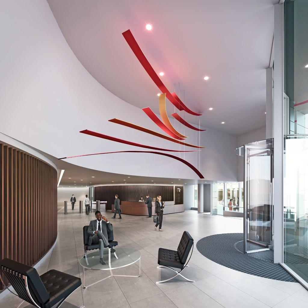RECEPTIVE CGI: RECEPTION INTERIORS THE RECEPTION CREATES A NATURAL FLOW FROM THE IMPRESSIVE