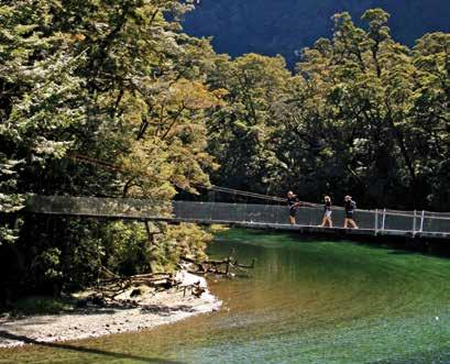 TE ANAU MILFORD TRACK Glowworm Caves Day Walk A magical underground world of sculpted rock, rushing water and a glowworm grotto. Get a taste of one of the great walks of the world!