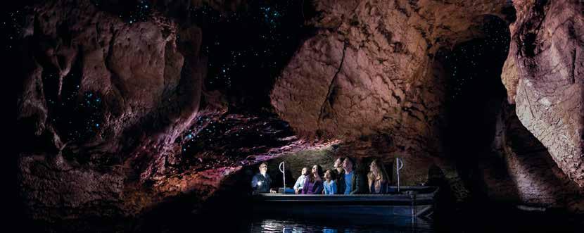 Enjoy a stunning alpine cruise across to the western shores of Lake Te Anau by catamaran Explore the caves that are still being carved out by the force of the river that flows through them Witness