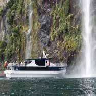 Cove From Queenstown May - Sep From Queenstown Bowen Falls MILFORD Milford Road May - Sep May - Sep 8am - 4.30pm 9.50am - 4.45pm 10.20am - 5.45pm Coach + Cruise 6.55am - 7.45pm 7.