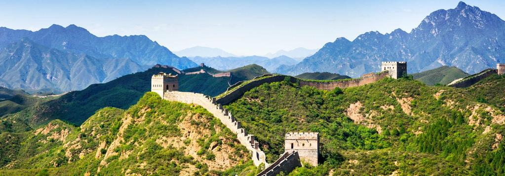 OVERVIEW GREAT WALL DISCOVERY CHINA 2 In aid of your choice of charity 28 Apr 06 May 2018 9 DAYS CHINA CHALLENGING Originally constructed to defend China against the nomadic tribes, the Great Wall of