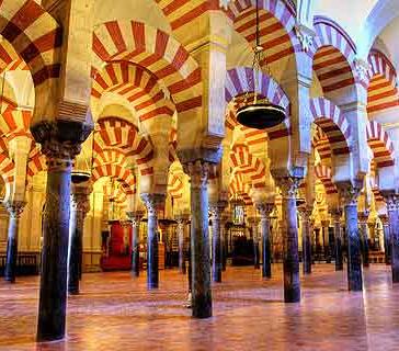 Synagogue and the fabulous Mezquita - an 8th century Mosque, one of the most beautiful examples of Spanish Muslim art.