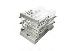 Ready to use instantly, brochures ready in compartments Durable compartments that don t break or