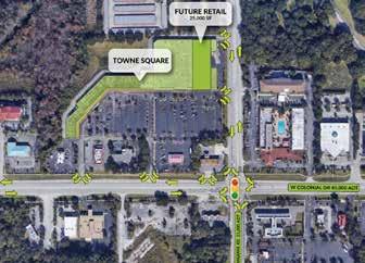 , Mount Dora, FL Available Space: 900-2,000 SF Notable Tenants: Hobby Lobby, Ross, TJ Maxx, Dollar Tree Traffic Count: 41,500 ADT on Highway 441