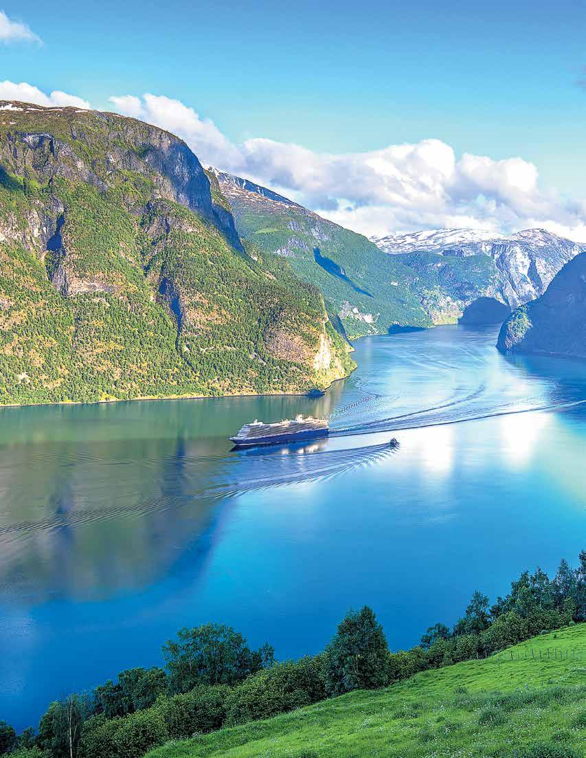 94 As we went on a boat cruise through Norway s Fjords, we felt