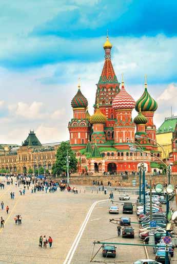 20 Guided city tour. See the magnificent Kremlin and the Red Square. Tour of the Metro After American buffet breakfast, proceed on a guided city tour with a local English speaking guide.