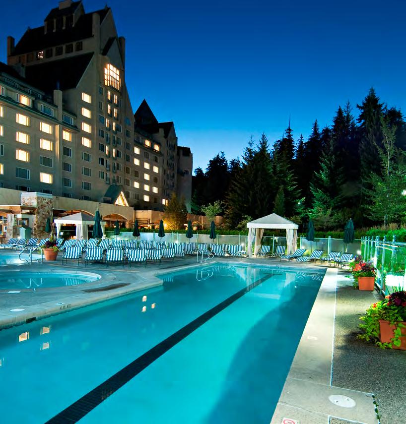 DAY 1 Arrive to Whistler and experience a warm welcome and smooth arrival to Fairmont Chateau Whistler(FCW).