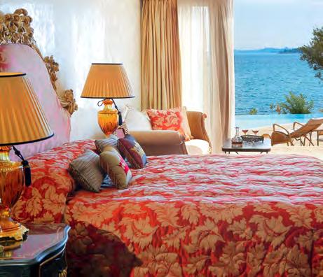 A superb waterfront location and elegantly appointed quarters, in the Italian/Corfiot regency style, combine to offer ultra-premium accommodations for discerning guests