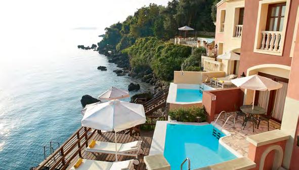 www.corfuimperial.com S Dream Villa Corfu SEAFRONT, DIRECT SEA VIEW, INDOOR 70m 2, OUTDOOR 50-70m 2 WITH POOL UP TO 12m 2.
