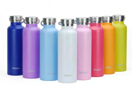 up to 12 hrs 100% Leak proof wide opening & condensation proof matte paint Built tough & Built to last Eco-friendly & recyclable Available in 9 color finishings 500 ml 750 ml 10 Capacity (ml/oz) 500