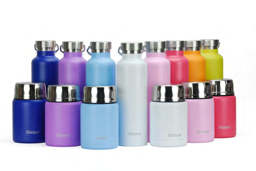 Teams Up The insulated bottle, flask, food jar product lines match perfectly - Just grab & go!