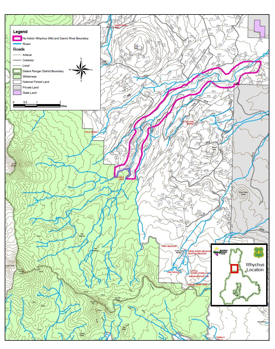 Appendix 1- Whychus Creek Wild and Scenic River Management Plan Environmental Assessment MAPS *Note -a map of the Final Whychus Creek Wild