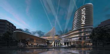 The proposed integrated entertainment precinct designed by Cox Architecture will feature six-star villa accommodation, VIP and mass gaming facilities,
