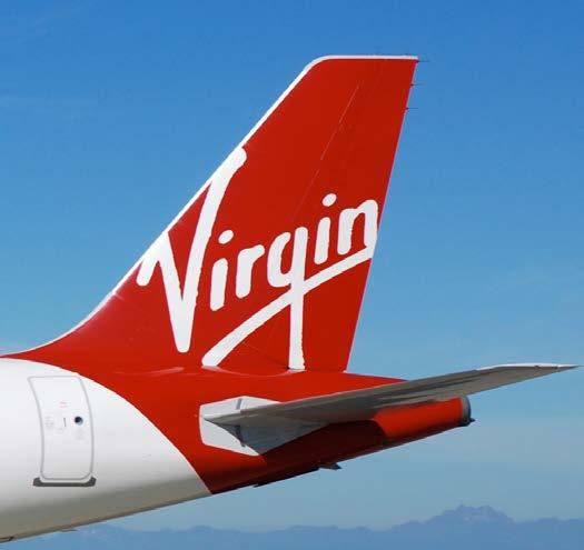 enjoy y o u r flight The last word Each design aspect of Virgin America, from promotional materials to cabin interiors to stewardess uniforms,