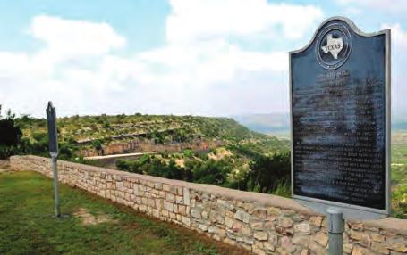 Located 33 miles west of Ozona off State Highway 290, in Crockett County, travelers can also stop at an observation point for a spectacular view of a valley once roamed by pioneers, Native Americans,