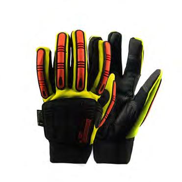 design to minimize hand fatigue majestic high vis summer gloves mj 2137 Armorskin Synthetic Leather Neoprene Knuckle to absorb