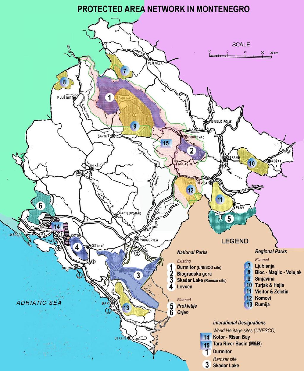 Management in Montenegro using RAPPAM Methodology.
