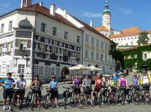 Check-in to Znojmo hotel, followed by a walk round the historical center of Znojmo in the evening.