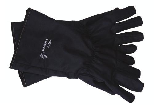 arc flash gloves "BSD-Power", HRC 4, 41.0 cal/cm², 12 oz/yd² - arc flash tested according IEC 61482-1-1: ASTM F1959, ATPV: 41.