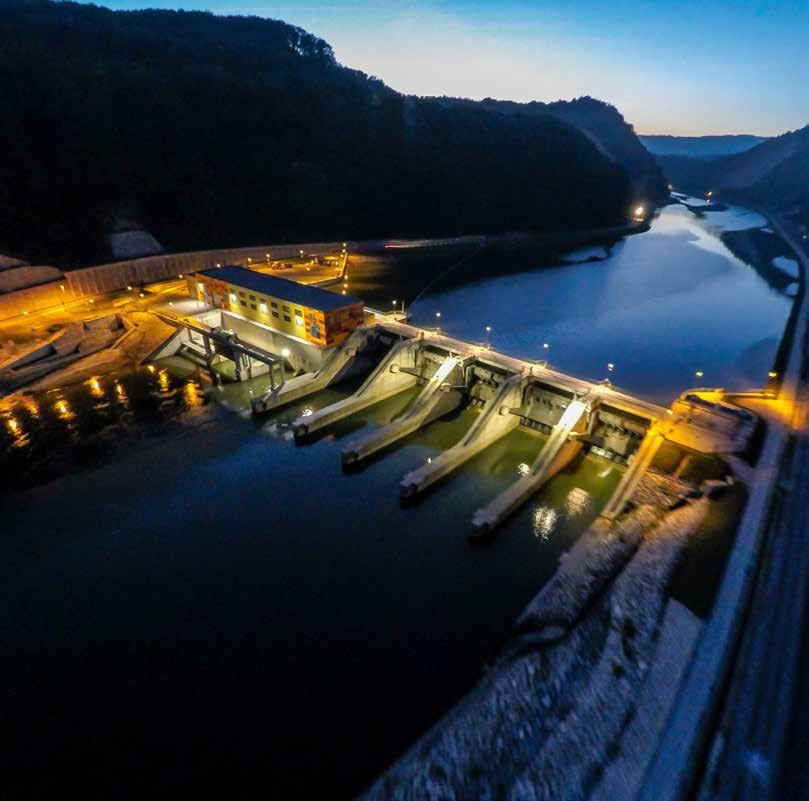 The construction of a chain of hydroelectric power plants on the lower course of the Sava River is a multi-purpose project