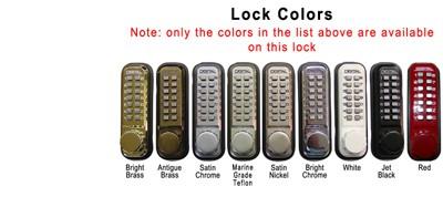 Section: Lockey 1150 & 1150DC Series Latchbolt Locks We offer a special Teflon finish, Marine Grade, which protects your lock from harsh salt water environments.