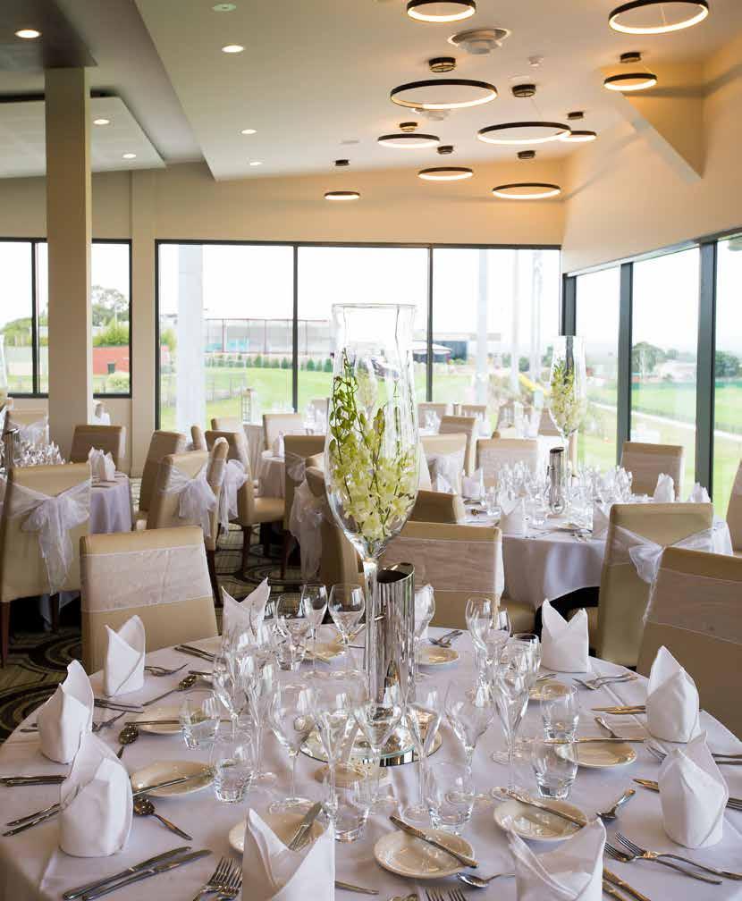 1st floor of the Grandstand overlooking the Home straight Spectacular views of the racecourse Floor to ceiling windows Private Tote for guests Full Bar