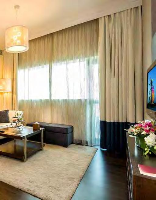 First Central Hotel Apartments FIRST CENTRAL HOTEL APARTMENTS All 524 One Bedroom Suites and Studios boast with either an Arabic- Moroccan décor or is adorned with Modern Contemporary finishes and an