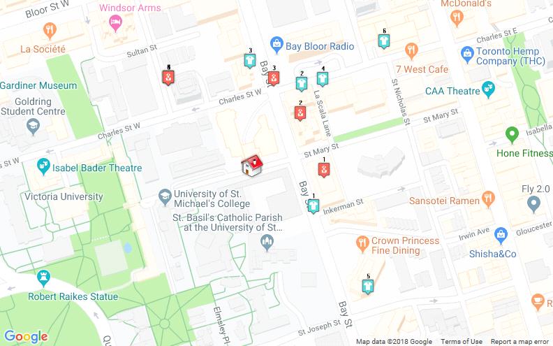 Doctors Dry Cleaners 1. The Orthopaedic Therapy Clinic 1075 Bay Street Suite 603, Toronto Dist.: 0.09 km 2. Sunny Dental Clinic 1107 Bay Street, Toronto Dist.: 0.09 km 3.