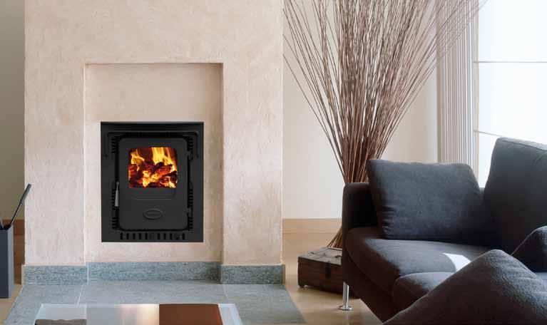 Multifuel Dry Inset Stove - Matt RECOMMENDED RETAIL PRICE A stove designed for your comfort.