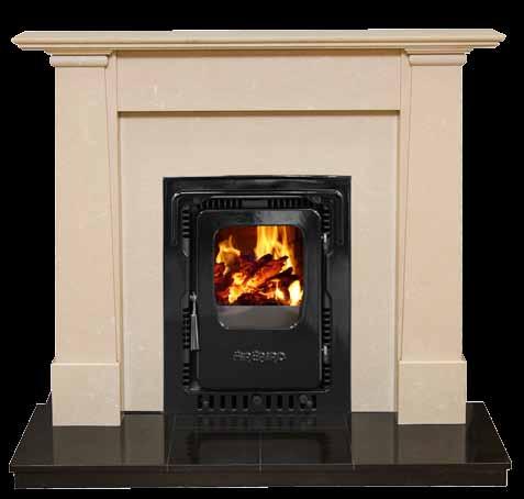 Multifuel Dry Inset Stove - Enamel RECOMMENDED RETAIL PRICE This stove features the same attention to detail and high standard of construction as the matt black version of the Multifuel Dry Inset