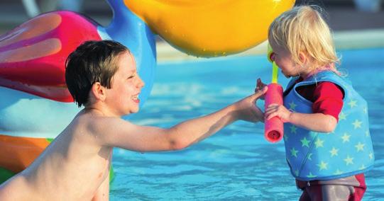 Special site features Swimming pool You can enjoy the outdoor heated swimming pool and children s pool from the end of May to mid September (weather dependent).