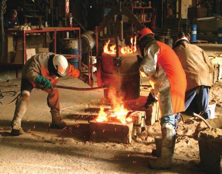 ferrous and non ferrous casting is undertaken in Dunedin.