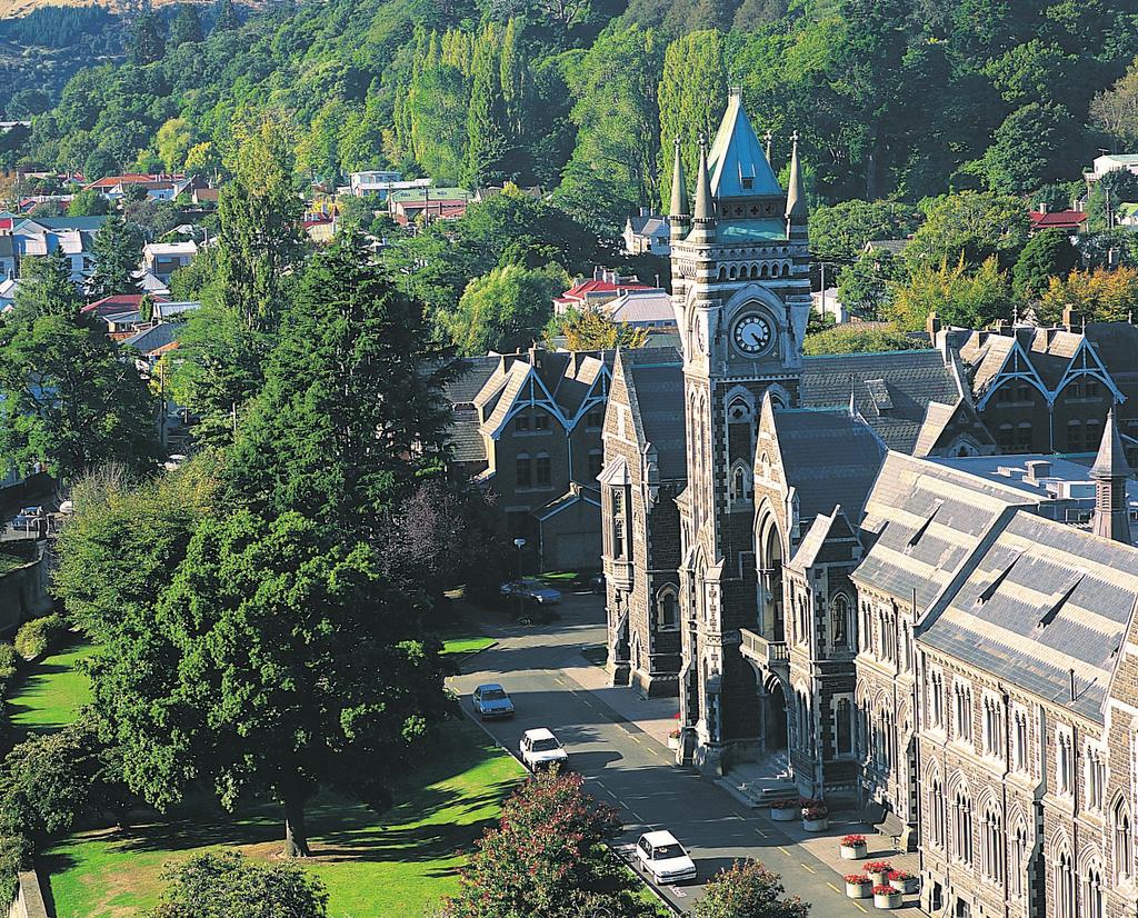 Photo Credit: Bill Nichol University of Otago The University of Otago makes a significant contribution to the city and is New Zealand s top ranked university in terms of research.