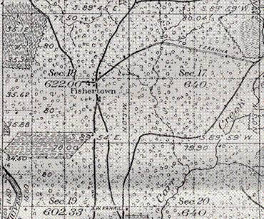 7 Part of an 1897 GLO Township Plat MAPS, NOTES, AND RELIC HUNTING By Chuck Marcum My favorite maps are the GLO Township Plats.