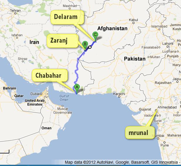 THE PROJECT CHABAHAR TRANSIT CORRIDOR IS DEFINED AS AMBITIOUS FOR