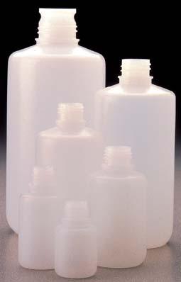 packaging Thermo Scientific Nalgene Narrow-Mouth Packaging Bottles without Closures natural high-density polyethylene, bulk pack Nalgene Narrow-Mouth Packaging Bottles without closures are