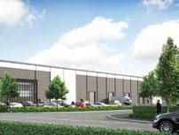 SPECIFICATION38 Industrial/Distribution The speculative industrial/distribution project offers 27 flexibly sized and high-specification units from 3,800 sq ft to 115,600 sq ft in four