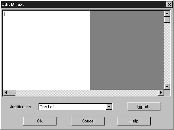 162 V. DIO Slika 7.7 Okvir za dijalog Edit MText. Justify otvara pet opcija poravnanja teksta u odnosu na odabranu po~etnu to~ku. Align/Fit/Center/Middle/Right: Slika 7.