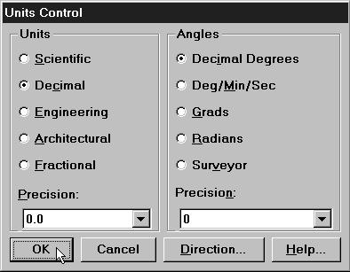 24 II. DIO Slika 2.10 Okvir za dijalog Units Control.