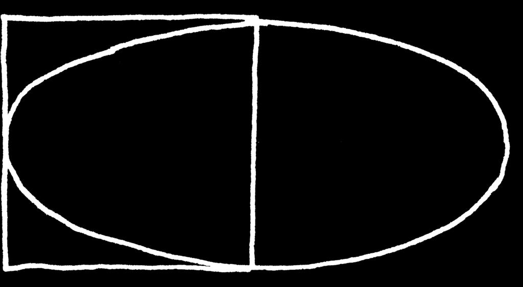 Naredbe za crtanje 3. POGLAVLJE 49 Slika 3.5 Skica elipse koju treba nacrtati. Slika 3.6 Uve}an pogled na desni kvadrat naredbom Zoom Window.