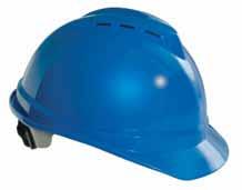 Hard Hats & Caps V-Gard Cap and Hat Polyethylene shell with 4-point Fas-Trac ratcheting suspension. Standard size fits head sizes 6-8. Cap and Full-Brim Hat style available.