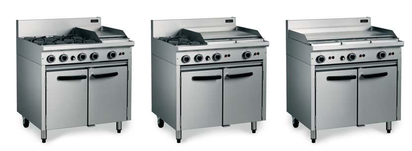 Gas Range Static Oven 900mm The Standards CR9D Stainless steel finish 22MJ burners