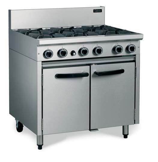 static oven Welded vitreous enameled oven liner 600MM WIDE MODULE 2 or 4 open burner