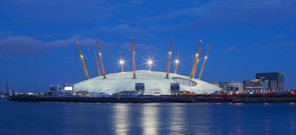 AREA INFORMATION THE 02 ARENA O2 Arena 10 minute drive** from Leven Wharf The O 2 arena, referred to as North Greenwich Arena in the context of the 2012 Summer Olympics and 2012 Summer Paralympics,