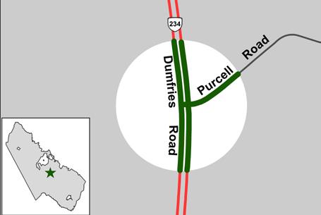 Purcell Rd Improvement (Purcell Rd & Rte 234) Total Project Cost - $5.