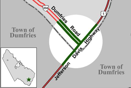 Route 1/Route 234 Turn Lane Modification Total Project Cost - $1.