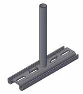 CEILING SUPPORTS CENTER SUPPORTS STANDARD FINISH: ZINC PLATED AVAILABLE IN FINISHES: BL, *ACCEPTS UP TO 1/2 THREADED ROD & SMALLER., PW, CUSTOM, SS CENTER SUPT 4 Center Support for 4 wide tray. 1.6 lbs 1 each CENTER SUPT 6 Center Support for 6 wide tray.