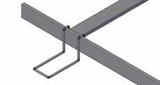 It can also be used as a divider for straight sections as well as fittings.