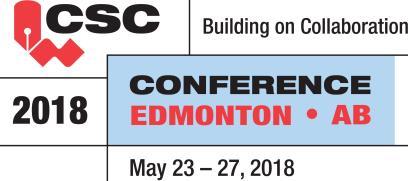 4:00 8:00 CSC CONFERENCE 2018 Building on Collaboration Wednesday, May 23, 2018 Early Registration North Foyer New Member and First Time Conference Attendees Meet and Greet Welcome Reception 5:00