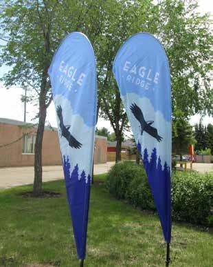 Perfect for indoor and outdoor advertising, our flags are fully customizable and come in multiple sizes